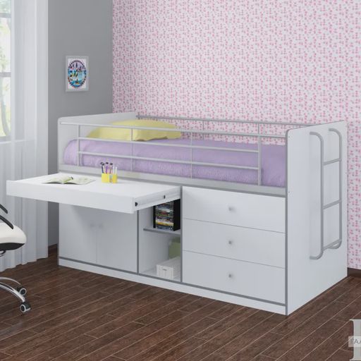 Кровать-чердак «Дюймовочка 6»